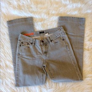 JCrew Jeans Gray Hipslung Womens 28